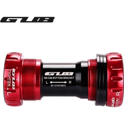 GUB C-68 Bike Bottom Bracket Width Of 68mm/73mm Compatible With 24mm Shimano/Fsa Axial Crankset Bicycle Parts