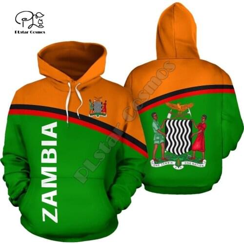 PLstar Cosmos Newest Africa Zambia Country Flag Tribe Culture Tattoo Pullover 3DPrint Men/Women Harajuku Autumn Funny Hoodies 16