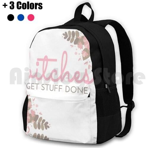 Get Stuff Done Outdoor Hiking Backpack Riding Climbing Sports Bag Get Stuff Done Tina Fey Amy Poehler Quotes Snl Saturday Night