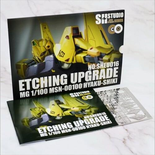 SH STUDIO 1/100 MG Hundred-style 2.0 Gundam Etching Sheet Accessories Metal Detail Tonic