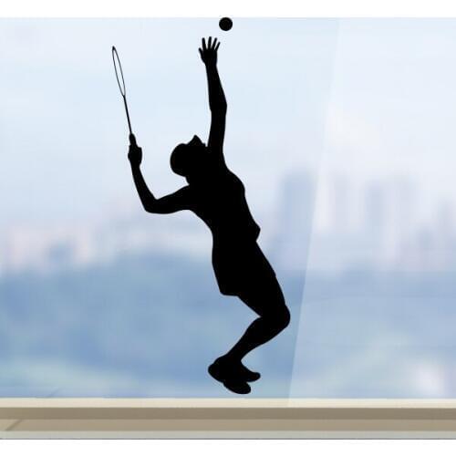 Tennis Games Sketch Wedding Decor Wall Decal Wallpaper Wall Pvc Sticker Kids Rooms Decor