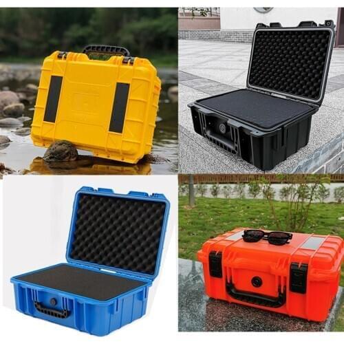 Protective tool case Equipment protection Hand-held Hardware Toolbox Drying Box Plastic Moistureproof Instrument case with foam