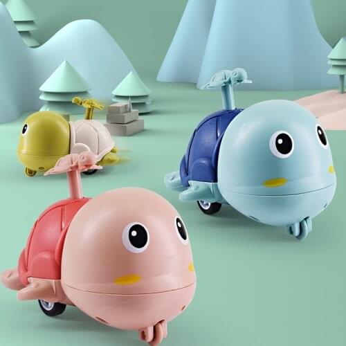1pcs Baby Children Small Toys New Cartoon Children Press Small Dolphin Return Force Car Sliding Inertia Childrens Toy Car