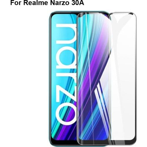 1PC For Realme Narzo 30A 3D Tempered Glass Film Screen Protector Protective Full Cover Protection For Realme Narzo 30 A