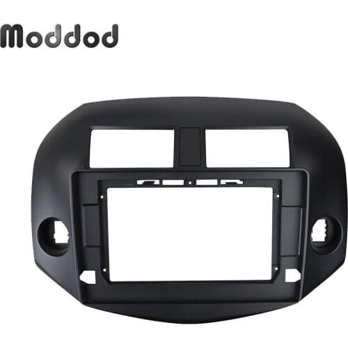 10.1INCH Double Din Fascia for TOYOTA RAV4 2006-2012 Dashboard Screen Installation Refitting Frame Bezel GPS DVD Stereo Panel