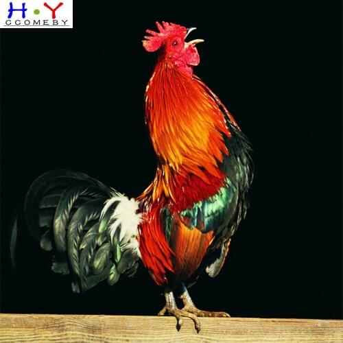 5d diy New generation full diamond embroidery diamond cross stitch crystal sets decorative animal scarlet Rooster under the tree