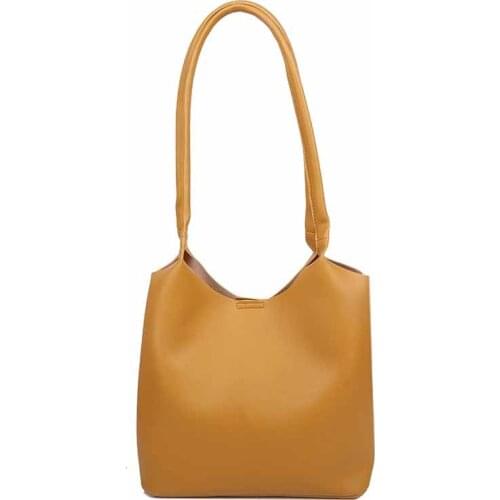 Big bag womens 2021 new summer large capacity bucket bag simple casual ladies portable shoulder bag