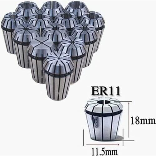 13pcs/lot ER11 Collet chuck ER11 Spring Collet for CNC Router Engraving Tool (13 sizes 1mm to 7mm )