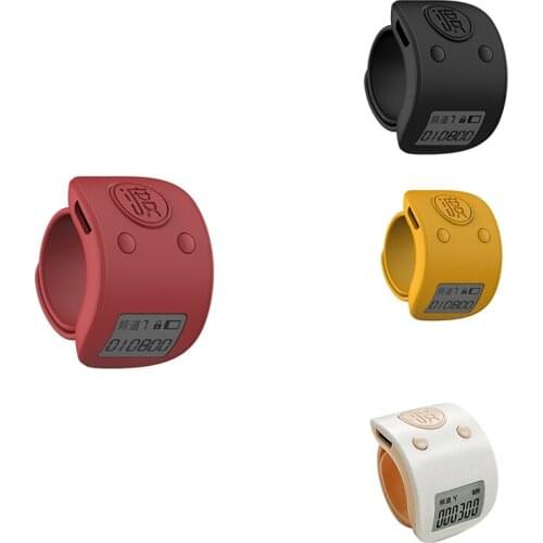Quality Mini Digital LCD Electronic Finger Ring Hand Tally Counter 6 Digit Rechargeable Counters Clicker