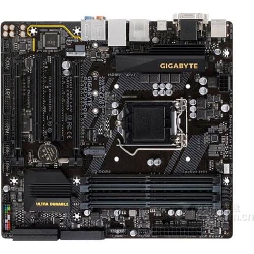 For Gigabyte GA-H270M-D3H Original Used Desktop H270M-D3H DDR4 Motherboard H270 Socket LGA 1151 i3 i5 i7