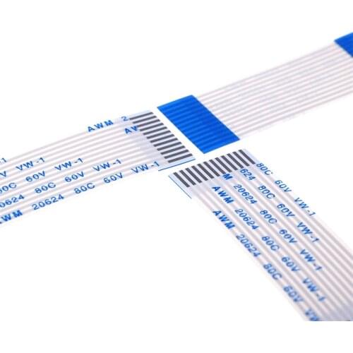 1000 pcs Flexible Flat Cable FFC FPC Jumper 1.25 mm Pitch 12 Pin Same Contacts Sides Type A Tin Plated conductors