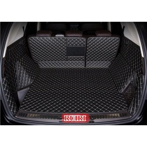 Good quality! Special car trunk mats for Mercedes Benz GLE Coupe 2019-2015 waterproof cargo liner mats boot carpets for GLE 2017