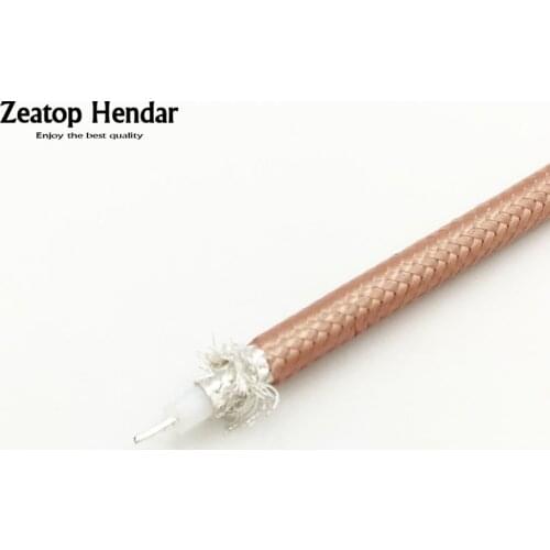 RF Coaxial Cable RG142 Double Shielding Net High Temperature Resistant 50ohm M17/60 Coax Pigtail Wire Connector 50CM 1M 2M
