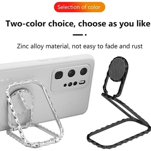 Adjustable Circle Phone Stand Metal Desktop Phone Holder Ring Phone Desk Holder Stand For Smartphone Support Tablet Stand