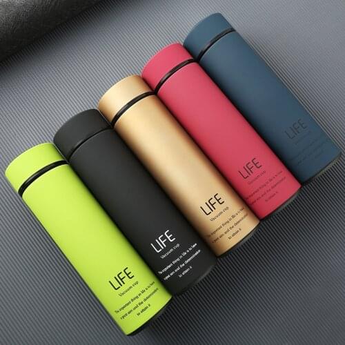 High Quality 450ML Home Thermos Tea Vacuum Flask With Filter Stainless Steel 304 Thermal Cup Coffee Mug Water Bottle Office Busi