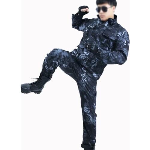Outdoor Camouflage Suit 2021 New Spring And Autumn Mens Labor Protection Suit Welder Wear-resistant Overalls