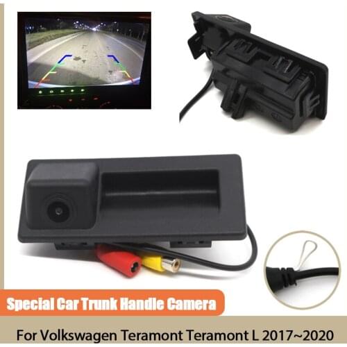 CCD HD Car Trunk Handle full HD Night Vision Rear View Camera Waterproof For Volkswagen Teramont Teramont L 2017 2018 2019 2020