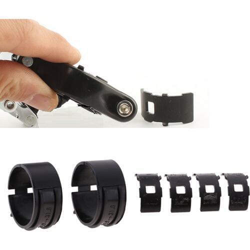 2 Pairs Bicycle Front Derailleur Clamp Adapter Reducer 34.9mm-31.8mm MTB Bike Road Cycling Braze-on Adapter Clamps