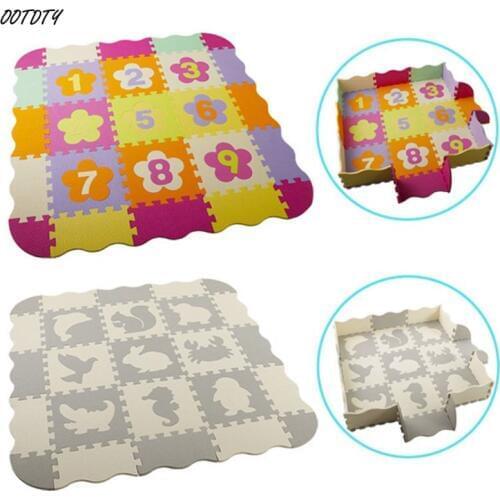 25 Pcs Baby Play Mat Toddler Kid Indoor Exercise Interlocking Floor Tiles Soft EVA Foam Floor Playmat Yoga Exercise Aid