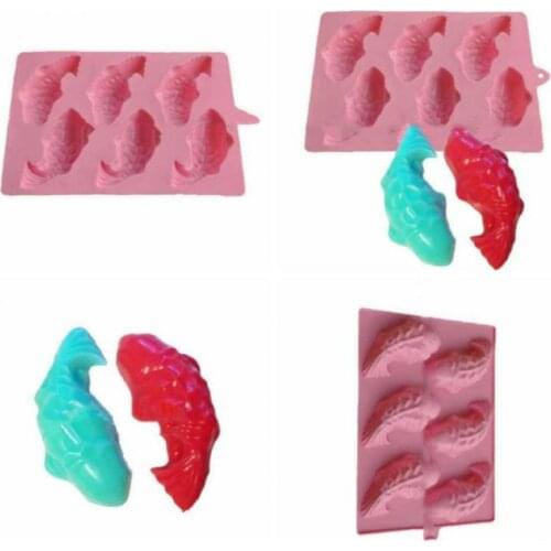 3D Koi Fish Carp Mold Plastic Jelly Handmade Sugarcraft Mold Mousse Cake Pudding Chocolate Mould Baking Tool