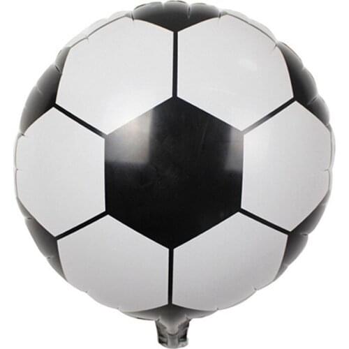 5PCS 18 Inch Round Football Aluminum Foil Ballons Party Decoration Childrens Toys Wholesale ballons decoration birthday