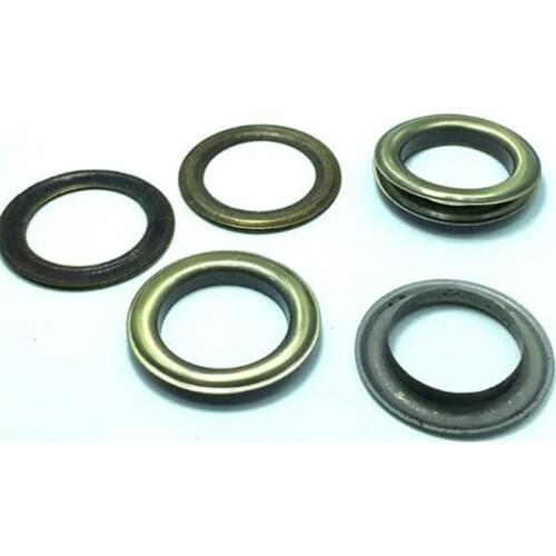 Bronze garment Iron eyelets with gasket 40mm inner scrapbooking accessories Knitwear Jeans Apparel Bags Shoes 100 pcs/lot