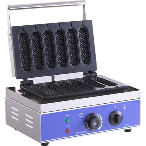6 stick Electric Corn Crisp Maker French muffin Hot dog Machine Sausage Waffle Maker Milk Stick Machine