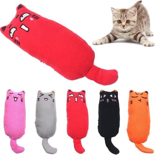 Christmas Pet Toy Cute Expression Creative Catnip Cat Toy Pet Chew Toy Molar Teething Funny Cute Toys Toy For Cats Kitten Supply