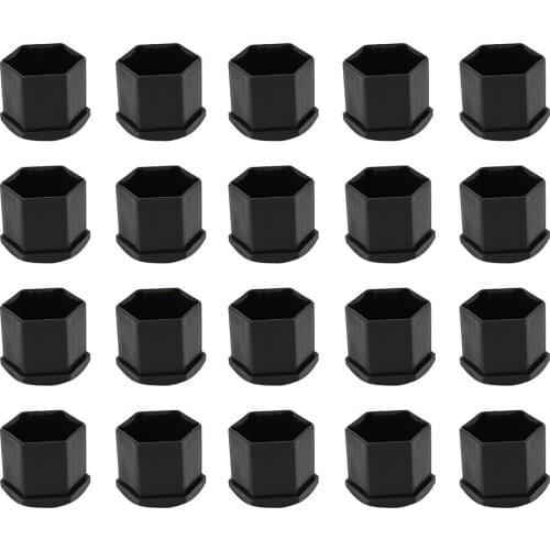 20pcs 19mm Wheel Nut Bolt Head Cover Cap Protective Bolt Caps Exterior Decoration Protecting Bolt Rims Silver