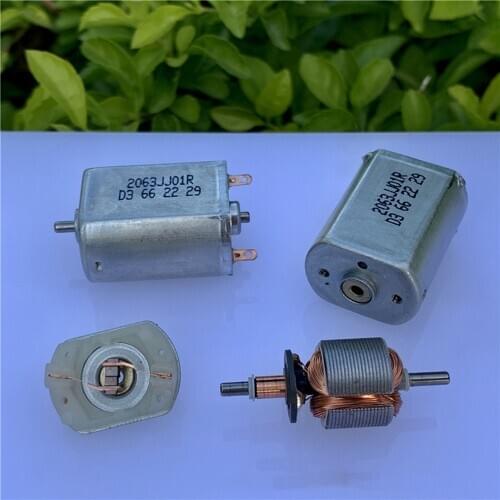 DC 3V-6V Micro 130 DC Motor Carbon Brush Large Torque Air Pump Motor 8800-17500RPM DIY Four-wheel Motor Scientific Experiments