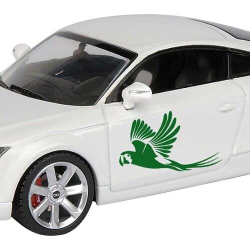 EmpireYing 3 Sizes 8 Colors Parrot Bird Cute Car Stickers Jungle Animal Bumper Door SUV Styling Body Reflective Vinyl Decal Gift