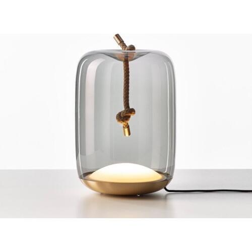 Nordic Bedroom Bedside Creative Glass Table Lamps Living Room Home Decor Art Study Led Desk Lamp Simple Designer Nightstand Lamp