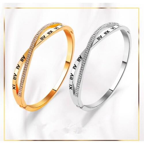 New trendy cross Roman bracelet women fashion net red bracelet gift jewelry wholesale