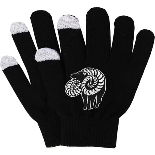 The Seven Deadly Sins Gloves Plush Lining Gloves Winter Soft Gloves Touch Screen Smart Phone unisex gloves