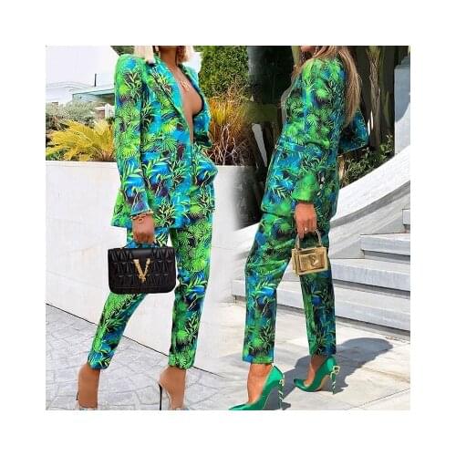 Work Pant Suits OL 2 Piece Set for Women Business interview suit set uniform Blazer and Pencil Pant Office Lady suit