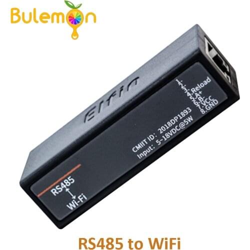 Serial Port RS485 to WiFi Device Server Module Elfin-EW11 Support TCP/IP Telnet Modbus TCP Protocol Data Transfer Via WiFi 5-36V