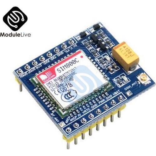 SIM800C GSM GPRS Module 5V/3.3V TTL Development Board IPEX With Bluetooth And TTS For Arduino STM32 C51