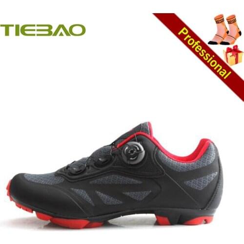 Tiebao Athletic Cycling Shoes Men Women Ultra-light Mountain Bike Sneakers Breathable Non-slip Outdoor Bicycle Riding Footwear