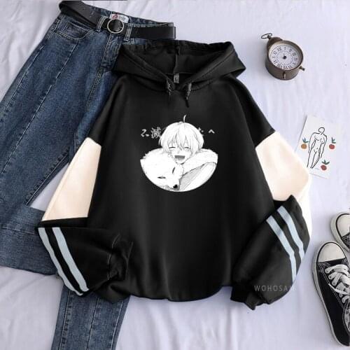 Japanese Anime To Your Eternity Kawaii Fushi Joan Cartoon Manga Hoodies Women Harajuku Casual Oversized Long Sleeve Sweatshirts