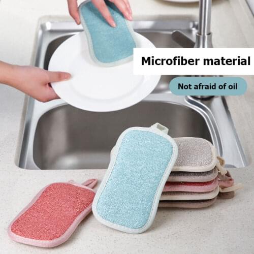 Kitchen/Bathroom Magic Sponge High Efficiency Sponge Brush Oil-Proof Cleaning Sponge Kitchen Tools Wash Pot Gadgets