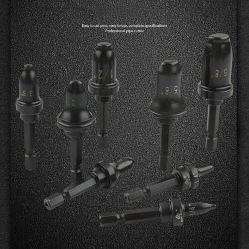 Air Conditioner Copper Pipe Tool Round Handle Tube Expander Drill Bit Repairing with 1/2 3/4 5/8 7/8 Bits