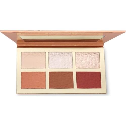 High Gloss Blush Palette Facial Contour Long-lasting Makeup Powder Face Base Mineral Blusher Cosmetics Private Label