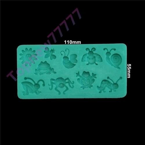 High quality Sun and cute little insects silicone mold,Fondant Cake Decorating Tools,Silicone Soap Mold,Silicone Cake Mold 2367