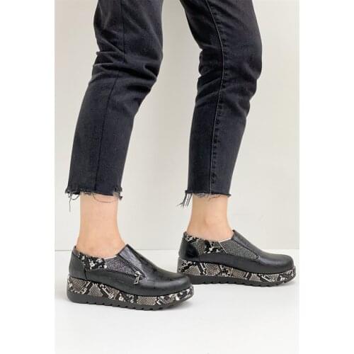 Elexus Women Flats 2021 Platform Comfort Female Shoes Designer Fashion High Quality Snake Pu Luxury Brand Bali 2073 English