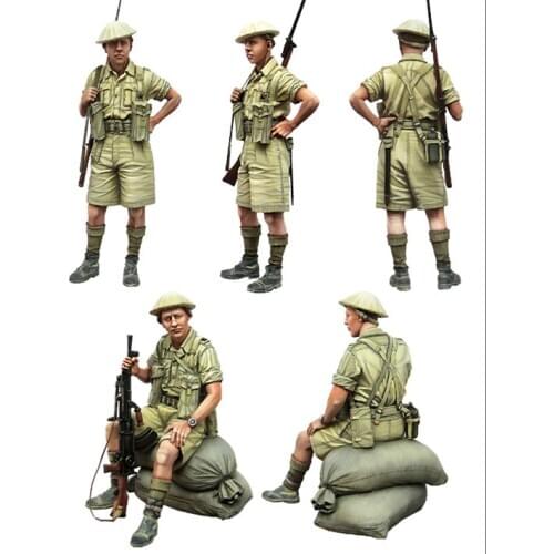 1/35 Resin Figure Model Kit Unassambled Unpainted 00E95