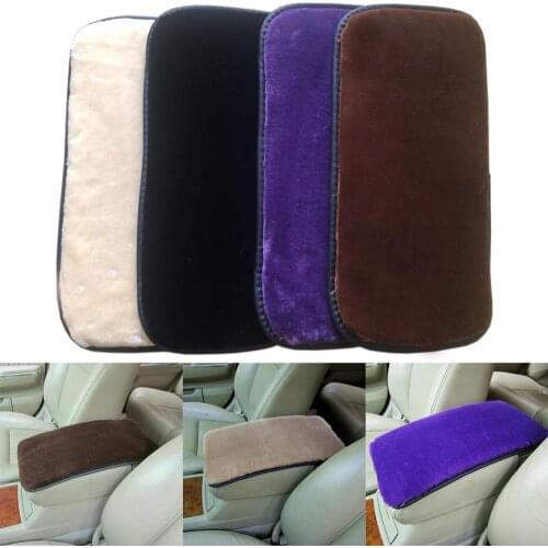 1Pc Car Armrest Box Pad Cover Center Console Box Armrest Pad Cushion Cover Durable Wear Mat For Car Auto SUV