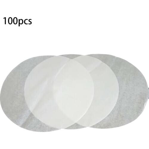 100PcsBaking Paper Circle Parchment BBQ Oven Patty Cake Non-Stick Bread Snack Steamer Disposable Air Fryer Sheet Kitchen Tool