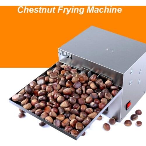 220V Commercial Chestnut Opening Machine Fully Automatic Chestnut Incision Machine Small Electric Chestnut Frying Machine Opener