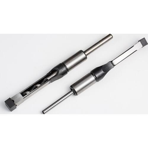 6-25mm Hss Woodworking Square Hole Drill Tool Saw Mortise Chisel Wood Drill Bit With Twist Drill Woodworking Tools