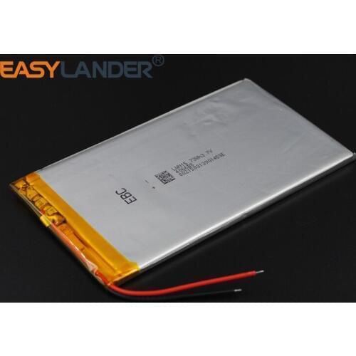 3.7V 4300mAh Rechargeable li Polymer Li-ion Battery For Tablet MID panel E-Book Power Bank Portable DVD 4066120